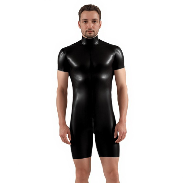 Surf suit with thru zip